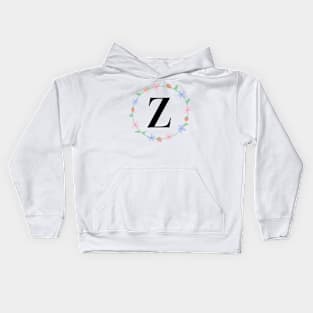 “Z” initial Kids Hoodie